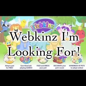 A list of Webkinz I'm currently looking for :)
